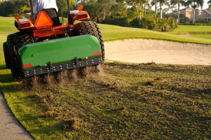 Professional lawn aeration in Norristown, PA by D&S Landscaping